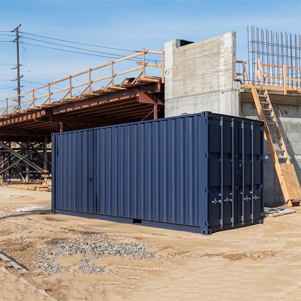 our construction site storage containers are designed to be weatherproof to protect your equipment and materials